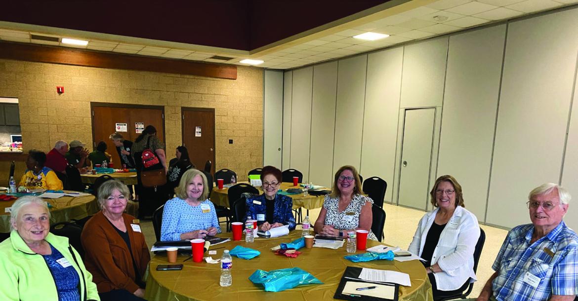 VZCHC members at the summit were left to right, Ann Nelson, Suzie Bass, Cindy Cooper, Linda Mays, Lisa Mays-Gonzalez, Sherrie Archer, and Elvis Allen. Courtesy photo